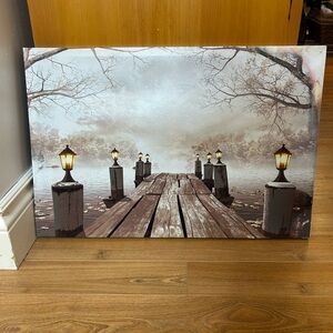 Beautiful scenery of a Lightning bridge ❤️23.5x16